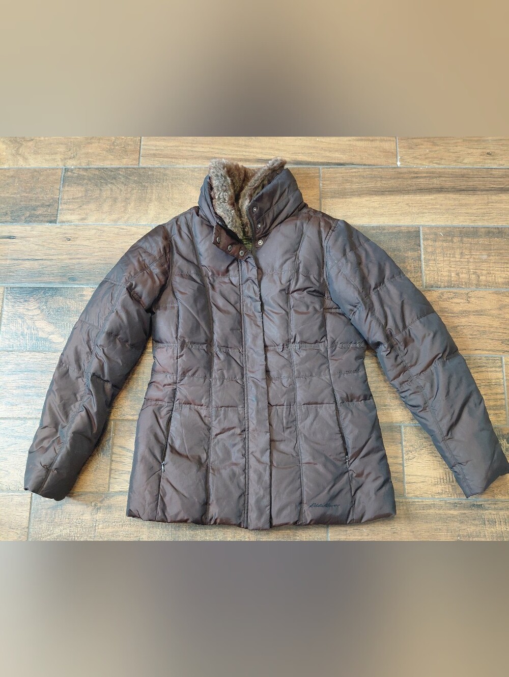 Eddie Bauer Premium Goose Down Jacket Womens Size Small